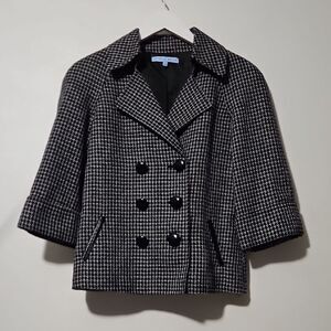 ANTONIO MELANI Black and White Blazer 4